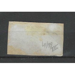 Nederland 1 plt III-66/67 Paartje Willem III "TERBORGH-B" VFU/gebr  CV 275+ €