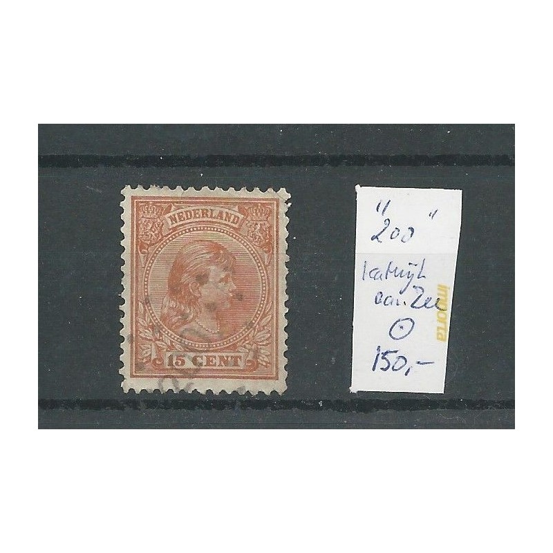 Netherlands 39 with Numeral dot cancel 200  VFU/used CV 150  €