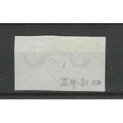 Netherlands 1 plt II-19/20 Pair Willem III "GRANVENHAGE-C" VFU/used  CV 325+ €