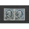 Netherlands 1 plt I-36/37 Pair Willem III "UTRECHT-B" VFU/used  CV 400+ €