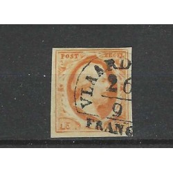 Nederland 3a plt I-63 Willem III "VLAARDINGEN-A" VFU/gebr  CV 450 € + 200 EYSINGA