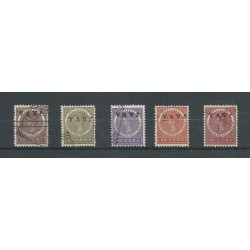 Dutch East Indies  72f-78f INVERTED JAVA  VFU/used CV 150 €