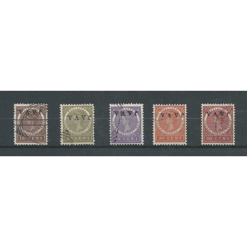 Ned. Indie  72f-78f KOPSTAANDE JAVA  VFU/gebr CV 150 €