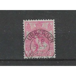 Netherlands 60 Wilhelmina with "UBBERGEN 1899" small round cancel