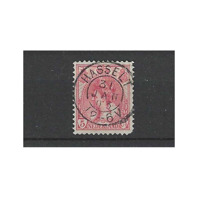 Netherlands 60 Wilhelmina with "HASSELT  1903" small round cancel
