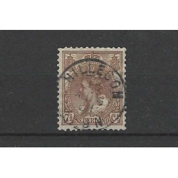 Nederland 61 Wilhelmina met "HILLEGOM 1901" kleinrond