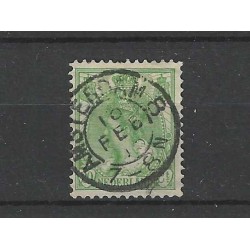 Netherlands 68 Wilhelmina with "AMSTERDAM-8 1903" small round cancel