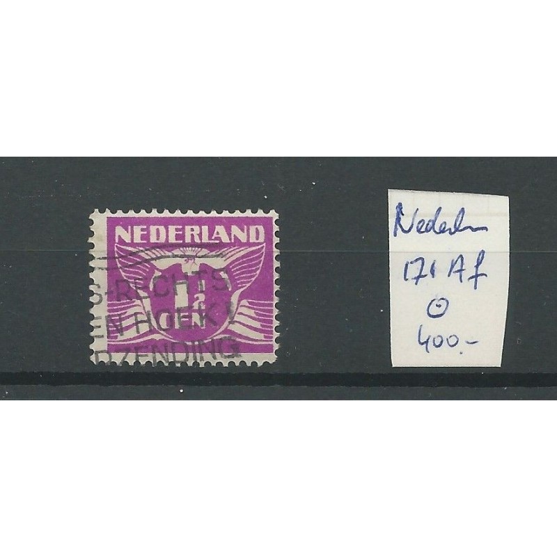 Nederland 171Af  "CEN"ipv "CENT"  VFU/gebr   CV 400 €