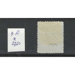 Suriname 4A Willem III 1873  MH/unused  CV 27,50€