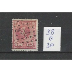 Suriname 3B Willem III 1873  VFU/gebr  CV 3,50 €