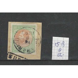 Suriname 15B Willem III 1873  VFU/used  CV 85 €