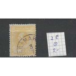 Suriname 2E Willem III 1873  VFU/used  CV 2 €
