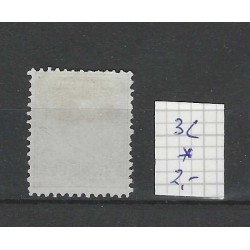 Suriname 3c Willem III 1873  MH/unused  CV 2 €