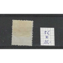 Suriname 5c Willem III 1873  MH/unused  CV 25 €