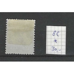 Suriname 8c Willem III 1873  MH/unused  CV 30 €