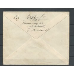 Netherlands R90 (block 4), P93 (pair) on Registered cover to Brussel Belgium CV 100+ €