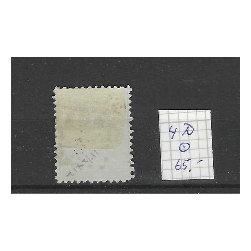 Suriname 4D Willem III 1873  VFU/used  CV 65 €