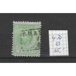 Suriname 4D Willem III 1873  VFU/used  CV 65 €