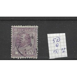 Suriname 5D Willem III 1873  VFU/used "NIEUW ROTTERDAM " CV 15++ €