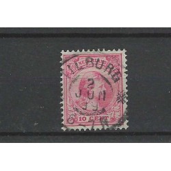 Netherlands 37 Wilhelmina "TILBURG 1899" large round cancel VFU/used  CV 10 €