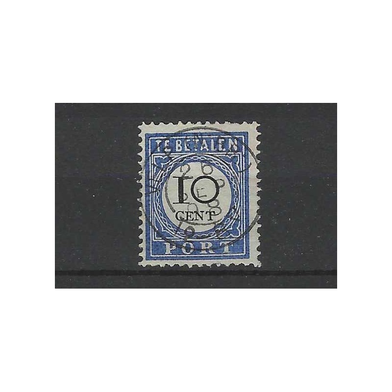 Netherlands P22 with "VELP (N:BR:)  1898" small round cancel VFU/used  CV 45++ €