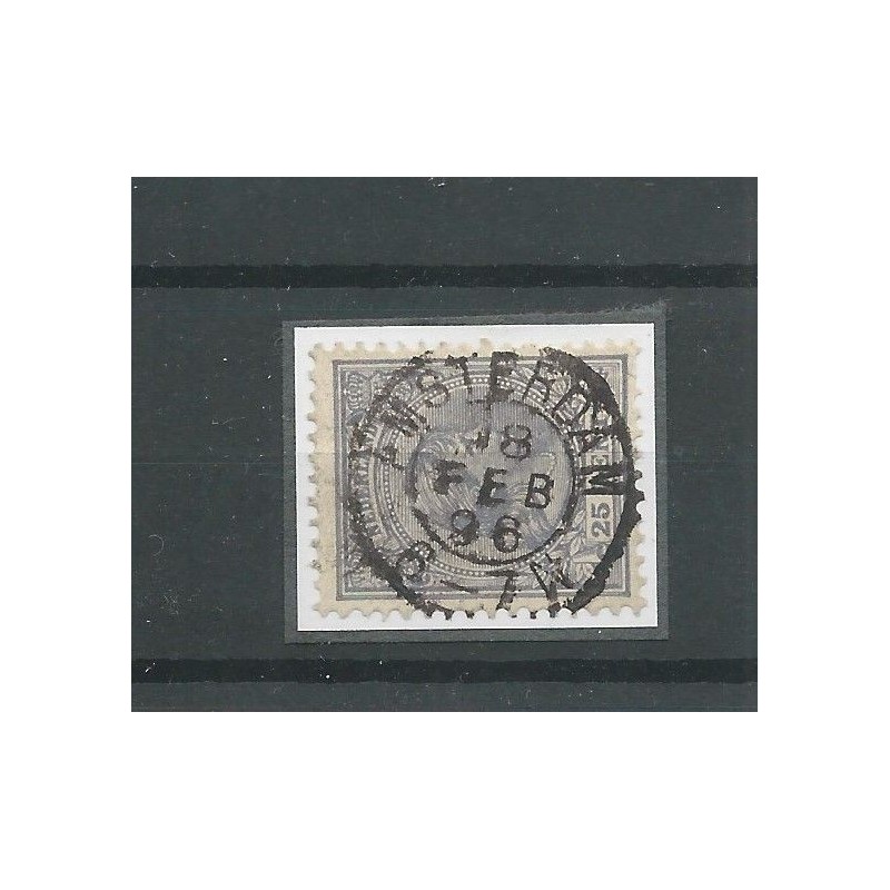 Netherlands  42 with "AMSTERDAM  1896" VFU/used  CV 10 €
