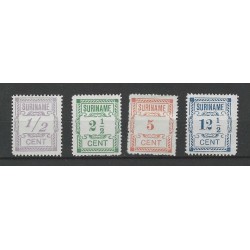 Suriname 65-68 Hulpuitgifte  MH/ongebr CV 25 €
