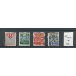 Netherlands 199a-202a with vertical wm  MH/unused  CV 205 €
