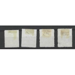 Suriname 65-68 Hulpuitgifte  VFU/gebr CV 25 €