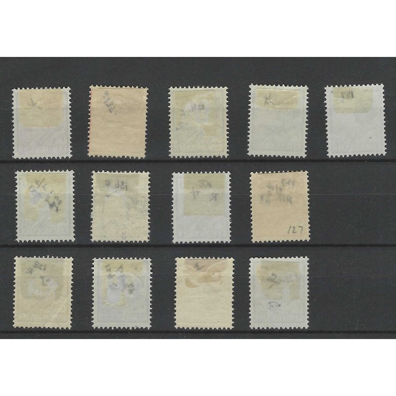 Suriname 87-99 Wilhelmina  MH/ongebr CV 62 €