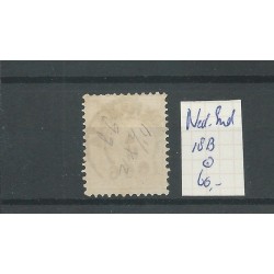 Ned. Indië  18B 11,5x12  Cijfer 1884  VFU/gebr CV 60 €