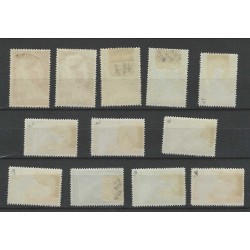 Suriname 167-178 Wilhelmina MH/unused CV 73 €