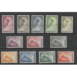 Suriname 167-178 Wilhelmina MH/unused CV 73 €