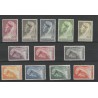 Suriname 167-178 Wilhelmina MH/unused CV 73 €