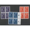 Suriname 187-189 Wilhelmina block 4  MNH/ MH/unused CV 73 €