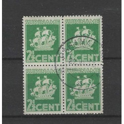 Suriname 195 Scheepje Indisch block 4 VFU/ongebr CV 36+ €