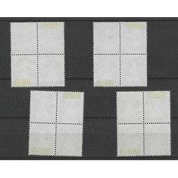 Suriname 247/248, LP29/30 Lepra-stamps block 4 VFU/used  CV 64+ €