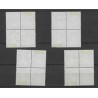 Suriname 247/248, LP29/30 Lepra-stamps block 4 VFU/used  CV 64+ €