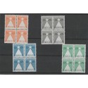 Suriname 183-186 Emancipatiezegels MNH/postfris CV 15 €