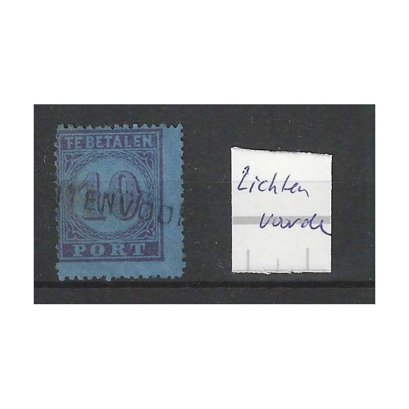 Netherlands P2 with "LICHTENVOORDE" straight-line cancel VFU/used  CV 25++ €