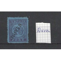 Netherlands P2 Postage due with "DUIVEN" straight-line cancel VFU/used  CV 25++ €