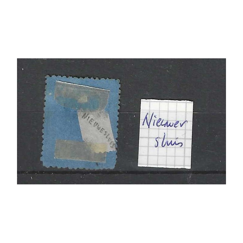 Netherlands P2 Postage due with "NIEUWERSLUIS" straight-line cancel VFU/used  CV 25++ €