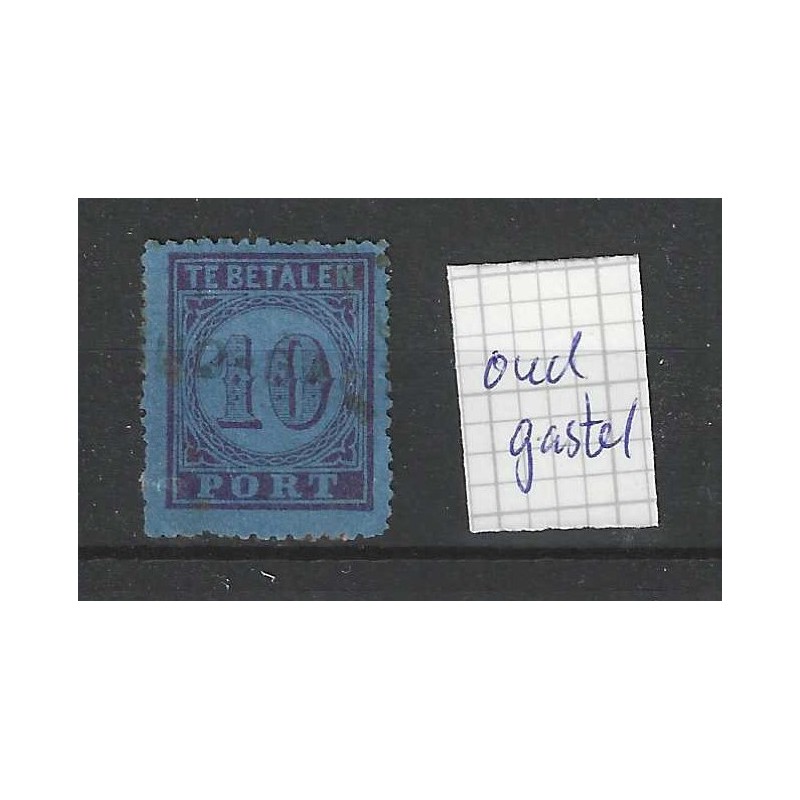 Nederland P2 Port met "OUD GASTEL" langstempel VFU/gebr  CV 25++ €