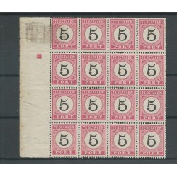 Dutch East Indies P6B-P6B  4x in block 16  MH/unused  CV 300 €