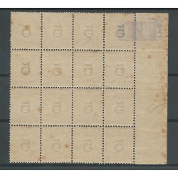 Dutch East Indies P6B-P6B  4x in block 16  MH/unused  CV 300 €