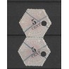 Netherlands TG3 Telegram 5 ct  pair  VFU/used  CV 25++ €