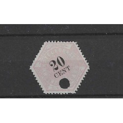 Netherlands TG6  Telegram 20 ct   VFU/used  CV 17 € without aniline strepen