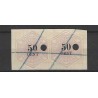 Netherlands TG9  Telegram 30 ct  pair  VFU/used  CV 56 €