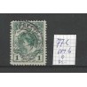 Netherlands 77C PM6 Wilhelmina with plate flaw PM6 VFU/used  CV 60 €
