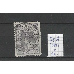 Netherlands 78A PM1  Wilhelmina with plate flaw PM1  VFU/used  CV 90 €